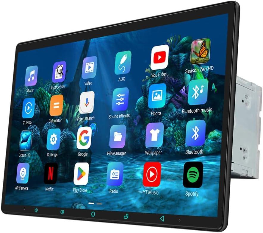 JOYING Radio 13.3 Inch Double Din Car Stereo 8GB+128GB Compatible with Wireless Carplay and Wireless Android Auto, AM/FM, Mirror Link, 48-Band EQ(JY-UZD13N8)