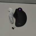 Nulea Wireless Ergonomic Trackball Mouse, Rechargeable, Bluetooth Rollerball Mouse, 44mm Index Finger Trackball, 5 Adjustable DPI, Compatible with PC, Laptop, iPad, Mac, Windows, Android