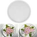 RESINWORLD 14'' XL Large Round Mold, 0.5'' Deep Silicone Mold Tray for Resin Casting