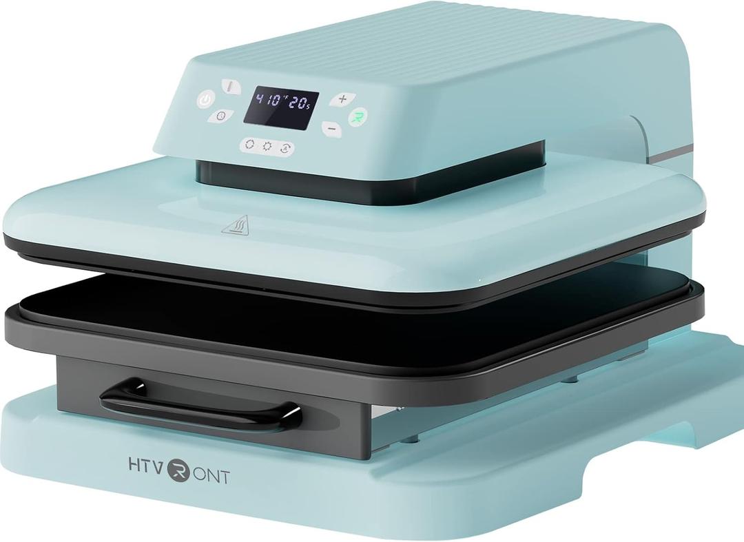 HTVRONT Auto Heat Press Machine for T Shirts - Heat Press 15x15 with Auto Release - Heats Up Fast & Distribute Heat Evenly, Intelligent Heat Press Machines for HTV, Sublimation, Heat Transfer Projects
