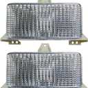 Clear Lens Front Marker Signal Light Lamp Assembly Compatible with 1983-1988 Chevy Blazer Jimmy Suburban Replace GM2520122 915908