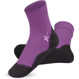 XUKER Water Socks Quick Dry Swim Dive Sand Proof Socks for Beach Volleyball Sand Soccer