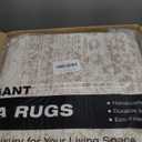 9x12 Area Rugs for Living Room, Non Slip Machine Washable Vintage Rugs, Low Pile Lightweight Large Rug for Bedroom, Dining Room, Home Office Beige