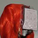 Red Wig and Party Sunglasses, Wig for Women, Short Bob Wigs with Bangs, Bright Red Wig with Neon Glasses Red Wig for Women (Red)