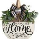 Spring Summer Decorations Wreath Welcome Home Sign for Front Home Door Decorations Outside All Seasons
