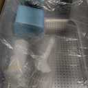 Stainless Steel Sifting Litter Box, 23.6" L x 15.7" W x 13" High Sided Metal Sifting Cat Litter Box for Pine Pellets, Enclosed Sifting Box with Lid, Anti-Leakage, Easy Clean for Big and Multiple Cats