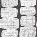 RoomMates RMK12348PL Mid-Century Beads Peel and Stick Wallpaper, Black, White