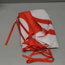 Candy Cane Christmas Tree Skirt 36 Inch Red White Christmas Tree Decorations Cute Xmas Tree Mat Ornaments for Home Holiday Party Indoor Outdoor (Red & White, 36 Inches)