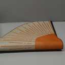 Mingnei Boho Sun Linen Doormat Door Mat for Home Kitchen Entrance, Orange Bohemian Sun Door Mat, Bohemian Sunburst Sunshine Mats for House Front Outdoor Outside Entryway Rug 17x30 Welcome Mat