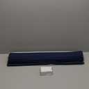 DEZ FURNISHINGS Cordless Room Darkening Classic Roman Shade, 27" W x 64" H, Indigo