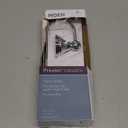 Moen Preston Collection Chrome Single Post Toilet Paper Holder, Wall Mounted Hanging Toilet Tissue Holder, DN8408CH (2-3/8 x 6-1/2 Inch)