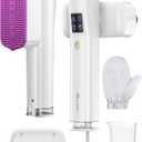 Steamer for Clothes, Sundu Portable 2-in-1 Steamer & Iron, 15s Fast Heat-up, 100ml Water Tank, Ironing Gloves, 20 Min Continuous Steam, Wrinkle Remover for Garment, Travel & Home Use (Cream White)