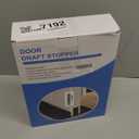 GDHOMM Under Door Draft Stopper Door Gap Filler Adjustable 30"-36" Weather Stripping & Door Seal, Blocks Noise & Air Draft, Black