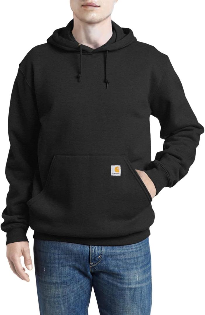 Carhartt Men's Loose Fit Midweight Sweatshirt (XX-Large Tall, Black)