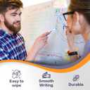 Magnetic Whiteboard Sticker - Adhesive Backing 60" x 36" Dry Erase Board for Wall Whiteboard Contact Paper for Office Home Include Starter Kit