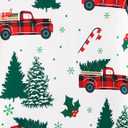 PATPAT Christmas Family Matching Pajama Sets Includes Christmas Socks - Perfect for Family Photos & Holiday Celebrations (8-9 Years, Green)