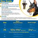 BARKLESS Basket Muzzle for Medium Dogs, Humane Muzzle to Prevent Biting and Scavenging, Snap-on Treat Cover Helps Dogs Acclimatize Mouth Cover, Adjustable Mouth Guard for Positive Training, Grooming