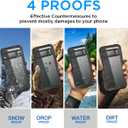 AICase for Google Pixel 10 Pro XL Case Waterproof, Clear Built-in Screen Protector Water Proof Shockproof Dustproof Snowproof Full Body Rugged Transparent Underwater Phone Case with Lanyard