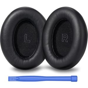 Replacement Earpads for Bose QuietComfort Ultra Premium Memory Foam Cushions with Soft Protein Leather, Enhanced Noise Isolation, Easy Installation, for Bose QC Ultra Headphones (Black)