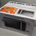 Chefman Countertop Microwave Oven 0.9 Cu. Ft. Digital Stainless Steel Microwave 900 Watt with 6 Presets, Eco Mode, Mute Option, Memory Function, Child Safety Lock, Kitchen, Home, Dorm Essentials