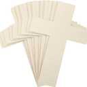 Anglechic 12 Pcs Wooden Cross Craft 12 Inch Wood Crosses for Crafts Unfinished Wood Cutouts for DIY Arts Craft Project Sunday School Church Home Decoration