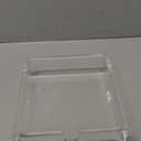 IEEK Acrylic Luncheon Napkin Holder,Decorative Napkin Tray for Dining Table and Kitchen,Clear Flat Napkin Holders Tissue Dispenser,7.1 x 7.1 x 2.6 inches