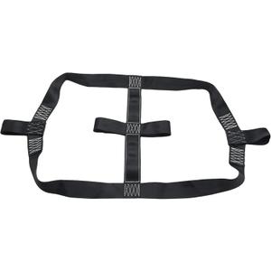 Anxingo Motorcycle Rear Wheel Tie Down Strap Motorcycle Transport Belt Wear Resistance in Black