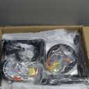 2 Pack 1-Light Black Pendant Lights for Kitchen Island, Farmhouse Metal Pendant Light Iron Cage Hanging Light Fixtures with Clear Glass Shade for Dining Room, Entryway, Hallway, Foyer