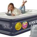 VOSSER Twin XL Air Mattress with Built in Pump Raised,80" Long,Upgraded 18''Inflatable Mattress,Self Inflatable Blow Up Mattress in 2 Mins,Twin Size Air Mattress with Carry Bag for Home,Camping