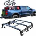 Overland Bed Rack for Full-Size & Mid-Size Pickup Truck. Compatible with Tonneau Cover |No Drilling Installation