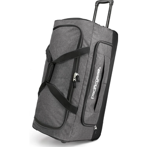 Pacific Gear Rolling Duffel Wheels, 30-inch Luggage, Hockey Bag, Heavy Duty (Grey)
