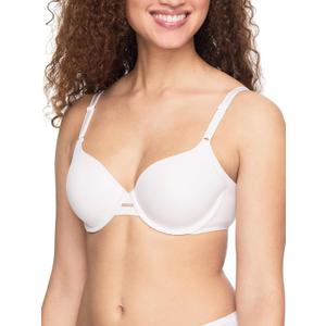 Warner's Women's Blissful Benefits Side Smoothing Underwire Bra (40B, White)