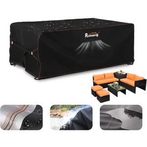 Patio Furniture Set Covers Waterproof, Outdoor furniture covers waterproof clearance, Sectional Sofa Couch Set Covers for Winter,Table Chair Cover Outside Rectangular Heavy Duty 90"Lx65"Wx28"H