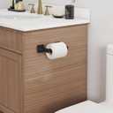 FEILERN Toilet Paper Holder, Wall Mounted Post Pivoting Square Tissue Holders Roll Holder Hangers for Bathroom, Commercial Toilet Paper Dispenser, Matte Black