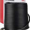 YAMATIC Pressure Washer Hose 100FT x 1/4", 3200 PSI Kink Resistant OEM-Quality Upgrade Power Washer Replacement/Extension with M22-14mm Brass Fittings for Ryobi, Troy Bilt, Greenworks, Craftsman