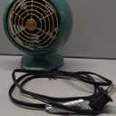 Vornado VFAN Mini Classic Vintage Fan | Retro Metal Air Circulator with Original Base for Desk & Bedside | 2 Speeds, Adjustable Tilt | Green