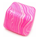 Halloscume Adults Fidget Stress Cube 2" Squeeze Ice Cube Sensory Slow Rising Stress Balls Party Favors Anxiety Relief Sensory Calming Gifts for Home Office Holiday(Pink)