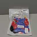 Red Blue Black Balloons, 60PCS Red and Blue Party Balloons, 12Inch Metallic Silver Balloons Dark Red Blue Confetti Balloons for Boys Birthday Graduation Baby Shower Party Decorations