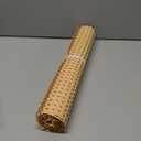 Storystore Rattan Webbing Roll, 16 x 80 Inch Woven Open Rattan Mesh PE Cane Webbing for DIY Home Decor Projects, Synthetic Rattan for Furniture, Chair, Cabinet, Ceiling, Bed, Door