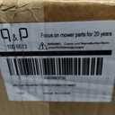 q&p 46" Mower Deck Rebuild Kit for Cub Cadet LTX1045 LTX1046 LTX1046V, 2 Spindles 618-04865 918-04865A, 2 Idler Pulleys 753-08171 756-04129, 1 Belt 754-04219, 2 Mower Blades 742-04244