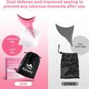 Female Urination Device, Reusable Female Urinal Silicone Women Pee Funnel Allows Women to Pee Standing Up, The Perfect Companion for Camping,Outdoor,TravelFuchsia