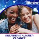 2 x Efferdent Retainer Cleaning Tablets, Denture Cleaning Tablets for Dental Appliances, Minty Fresh & Clean, 126 Count