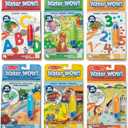 Melissa & Doug Water Wow! Reusable Water-Reveal, 6 Mess Free Coloring BooksAnimals, Vehicles, Alphabet, Numbers & Much MoreTravel Toys for Kids 3+