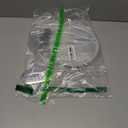 8 Inch Rechargeable Wall-mounted Lighted Makeup Vanity Mirror Dual-Sided 1X/5X Magnified Bathroom Mirror, 3-Color Lighting, Touch Screen Dimming, 360 Rotating Retractable Arm(Size:5X,Color:silver)