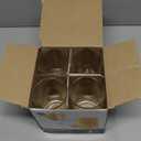 Libbey 4-Piece Impressions Juice Glasses, Clear, 10 oz, Glass, Dishwasher Safe