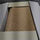 MBIGM Bullnose Carpet Stair Treads Non Slip Stair Mats for Wooden Stairs (14, Camel - Lattice, 9.5" x 30")