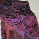 Women's Olive Printed One-Shoulder Mini Dress, Size 12