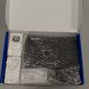 Newentor Weather Station Wireless Indoor Outdoor Thermometer, Color Display Digital Weather Thermometer with Atomic Clock, Barometric Pressure, Forecast Station with Adjustable Backlight,Black,3Sensor