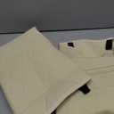 Front Bottom Seat Cover for Cars, 2-Pack Luxury Faux Leather Car Bottom Seat Cover Auto Seat Cushion, Anti-Slip, Waterproof, Universal Fit, Beige