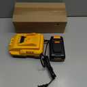 20v Max Battery Replacement for Dewalt Battery 5.0Ah with DCB112 Battery Charger Station for DCB200 DCB120